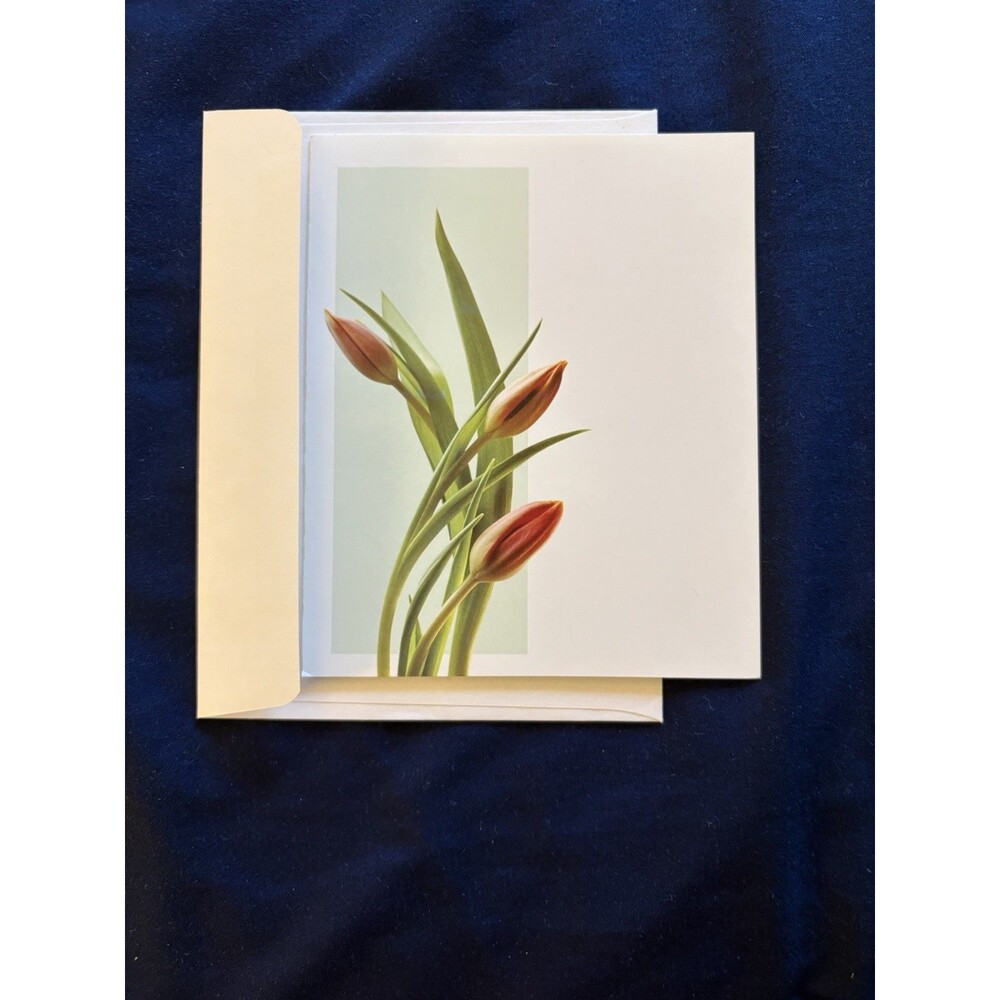 Generic Card with White Envelope | Flower Bud design By Habitat